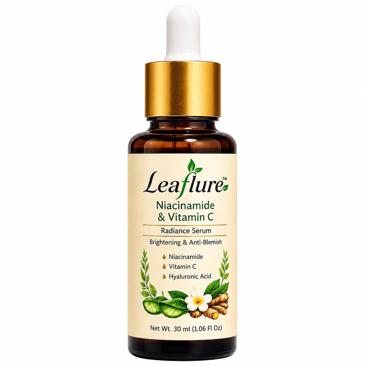 Leaflure Niacinamide & Vitamin C Radiance Serum